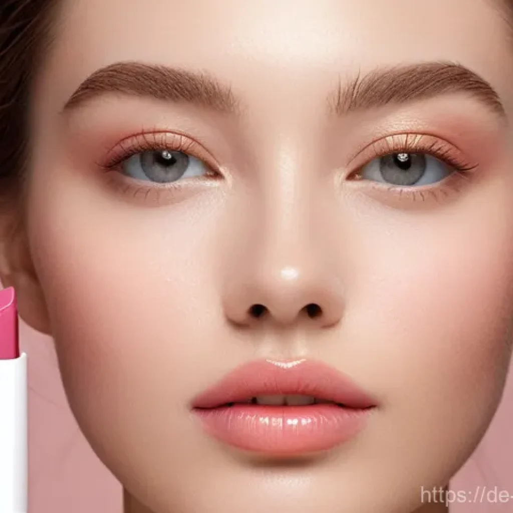 펜타입 립 틴트 사용법 - **Prompt 1: "My Lips but Better" Application**
"A young woman, approximately 25-30 years old, wi...