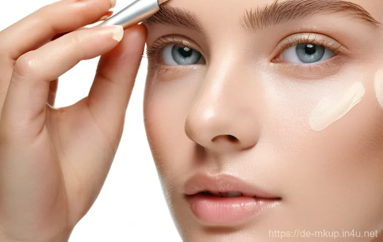 저자극 프라이머 추천 - **Prompt 2: Innovative Primer for Radiant, Protected Skin**
    A bright, clean, and modern studio s...