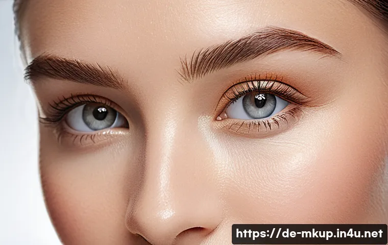 펄 입자가 고운 하이라이터 추천 - A close-up, radiant portrait of a woman in her late 20s to early 30s, featuring a natural and health...